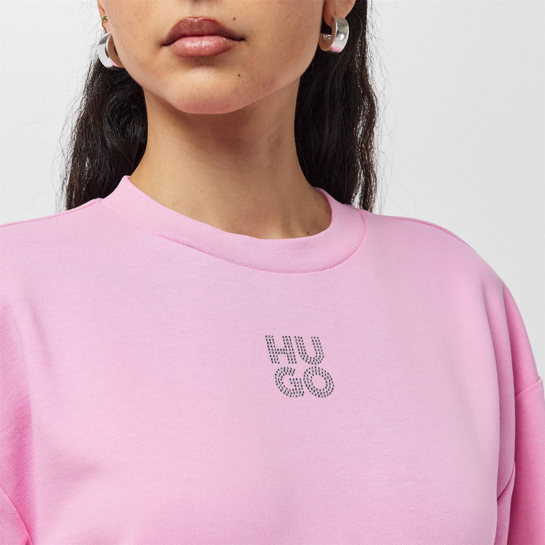 Hugo Crew Neck Regular Fit Long Sleeve Sweater