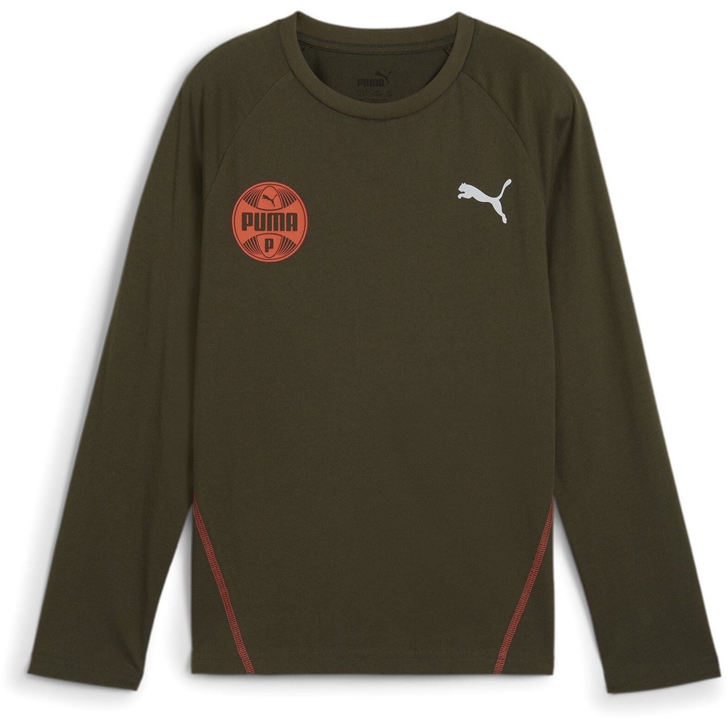Puma Kids Active Sports Long Sleeve Performance Gym Top