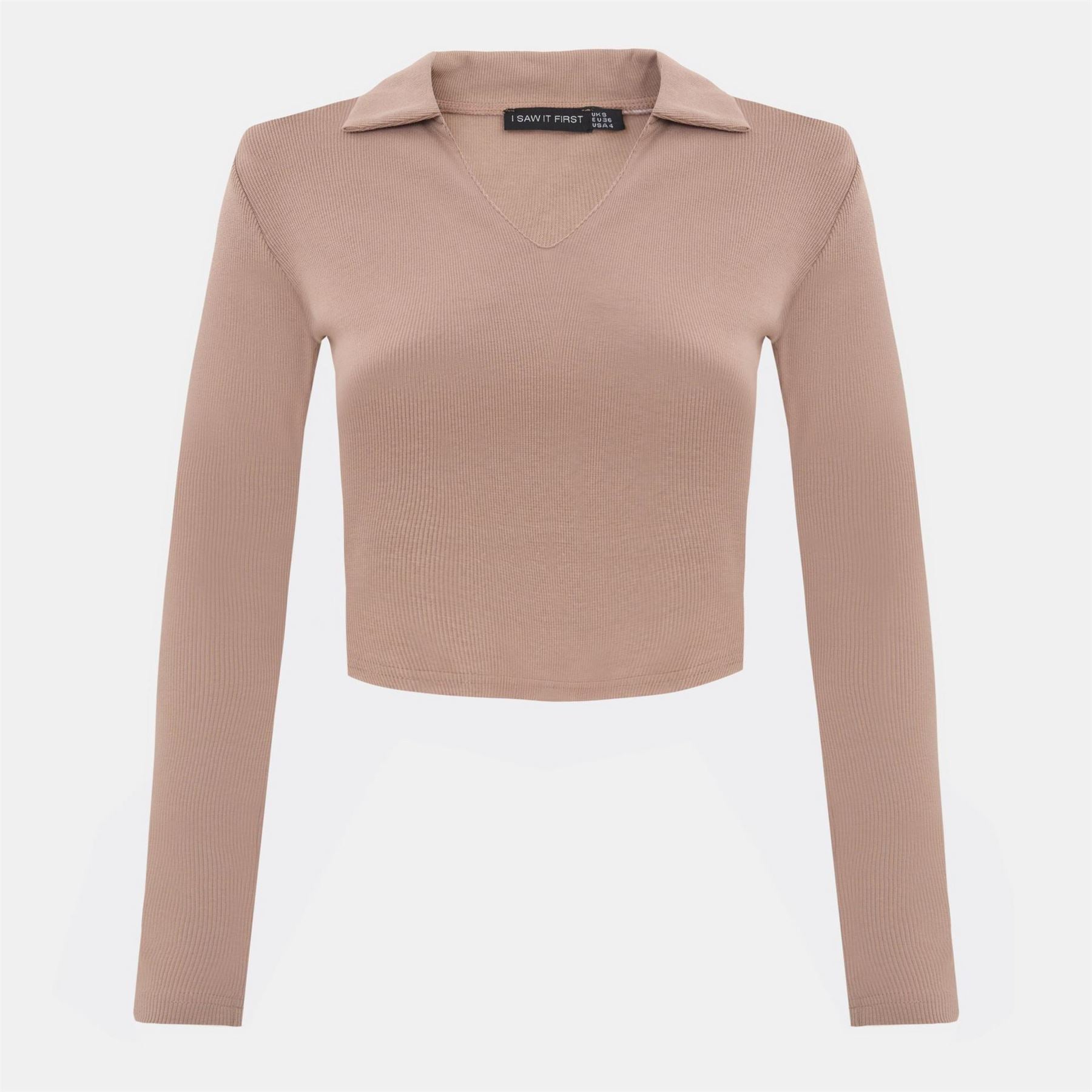 I Saw It First Sleeve Collared Top