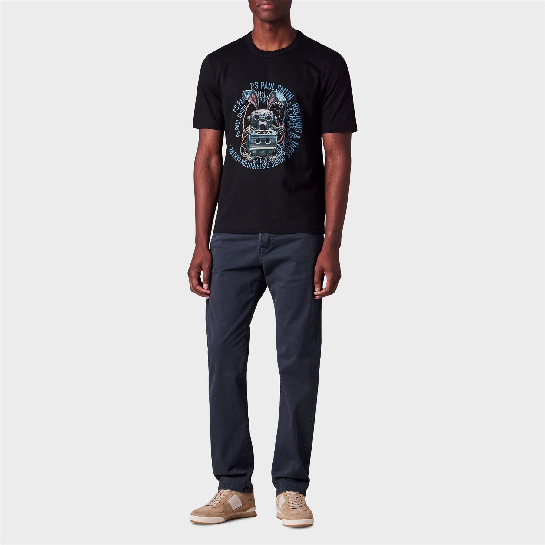 PS Paul Smith Solid Patterned Five Pocket Straight Chinos