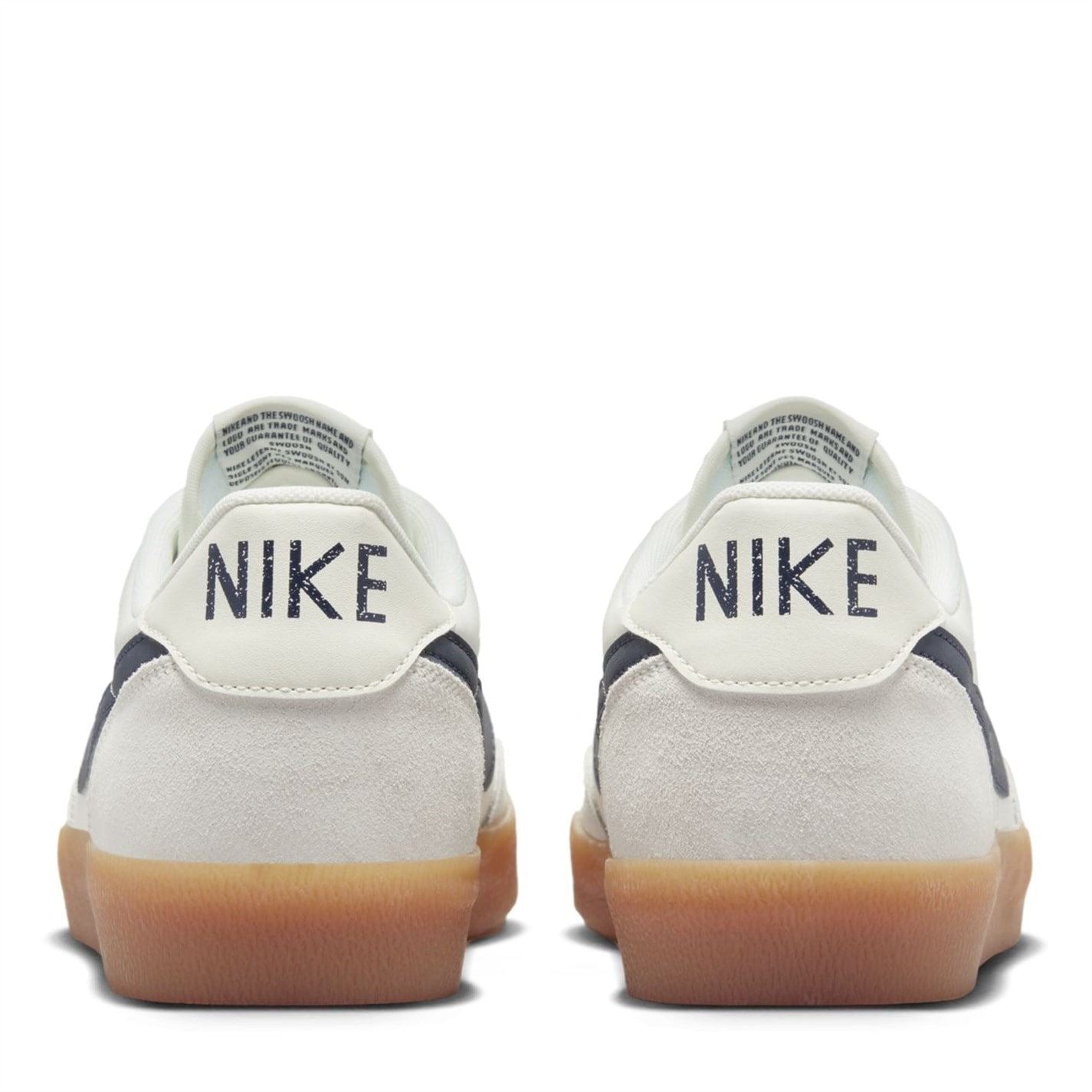 Nike Leather Low Top Flat Heel Sneakers