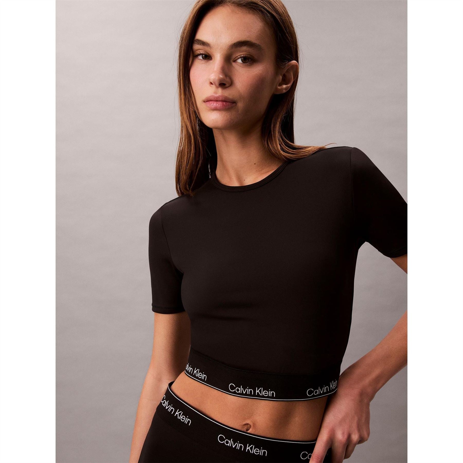 Calvin Klein Slim Fit Crew Neck Short Sleeve T-Shirt