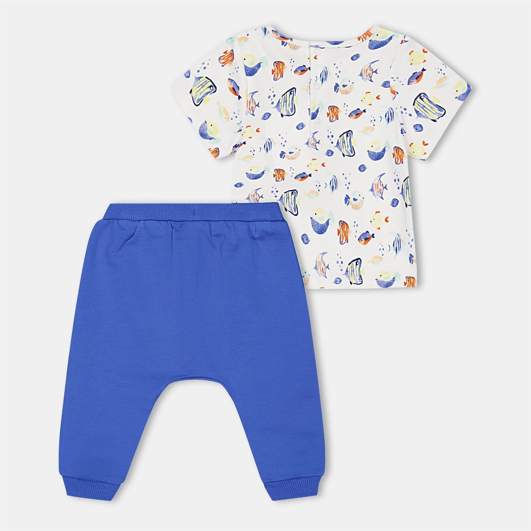 Carrement Beau Regular Fit Crew Neck Short Sleeve Coord Set