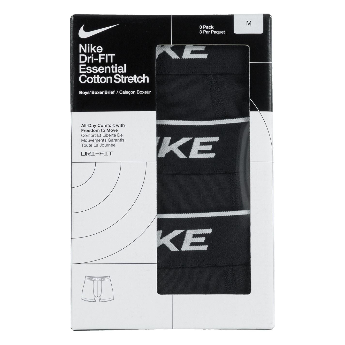 Nike Cotton Boxer Brief 3 Pack Boys