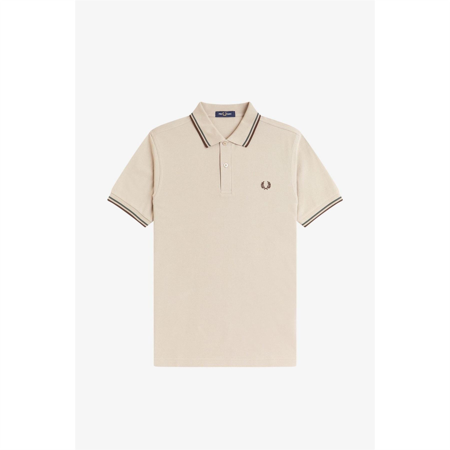 Fred Perry Sleeve Twin Tipped Polo Shirt