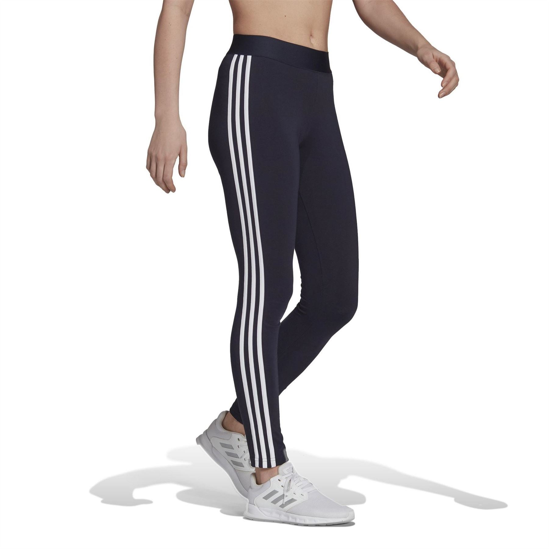 adidas Womens Essentials 3 Stripe Leggings