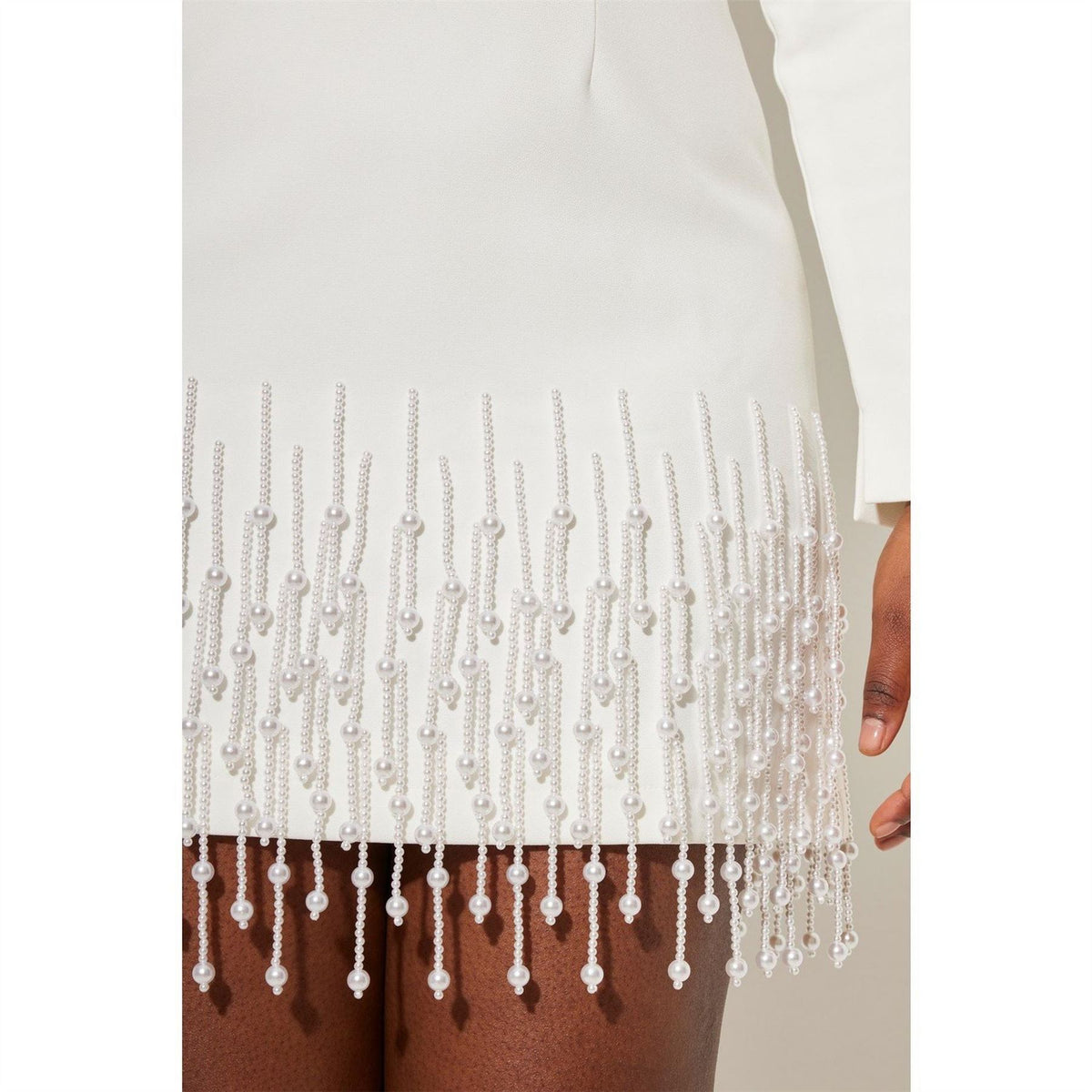Odd Muse Pearl Sleeved Mini Dress