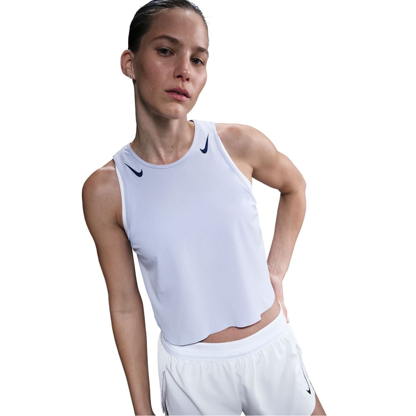 Nike Womens Aeroswift Dri Fit Adv Running Crop Tank Top