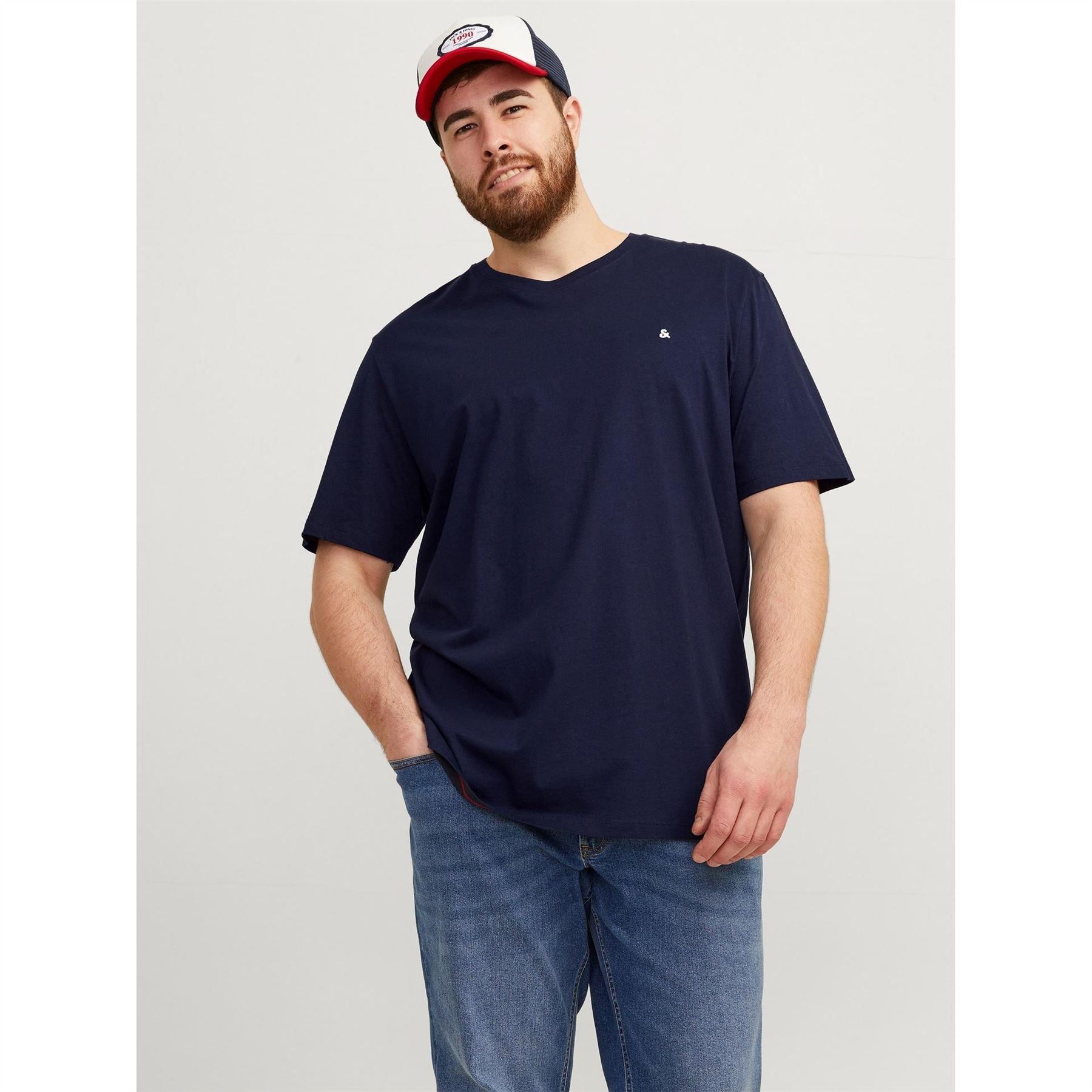 Jack and Jones Mens Paulos T-Shirt Plus Size