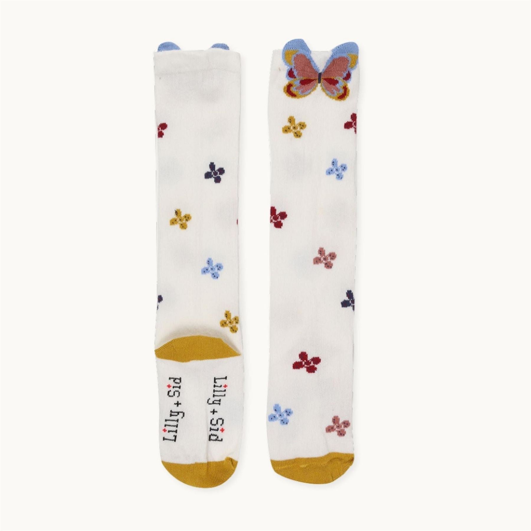 Lilly and Sid Butterfly Knee High Socks