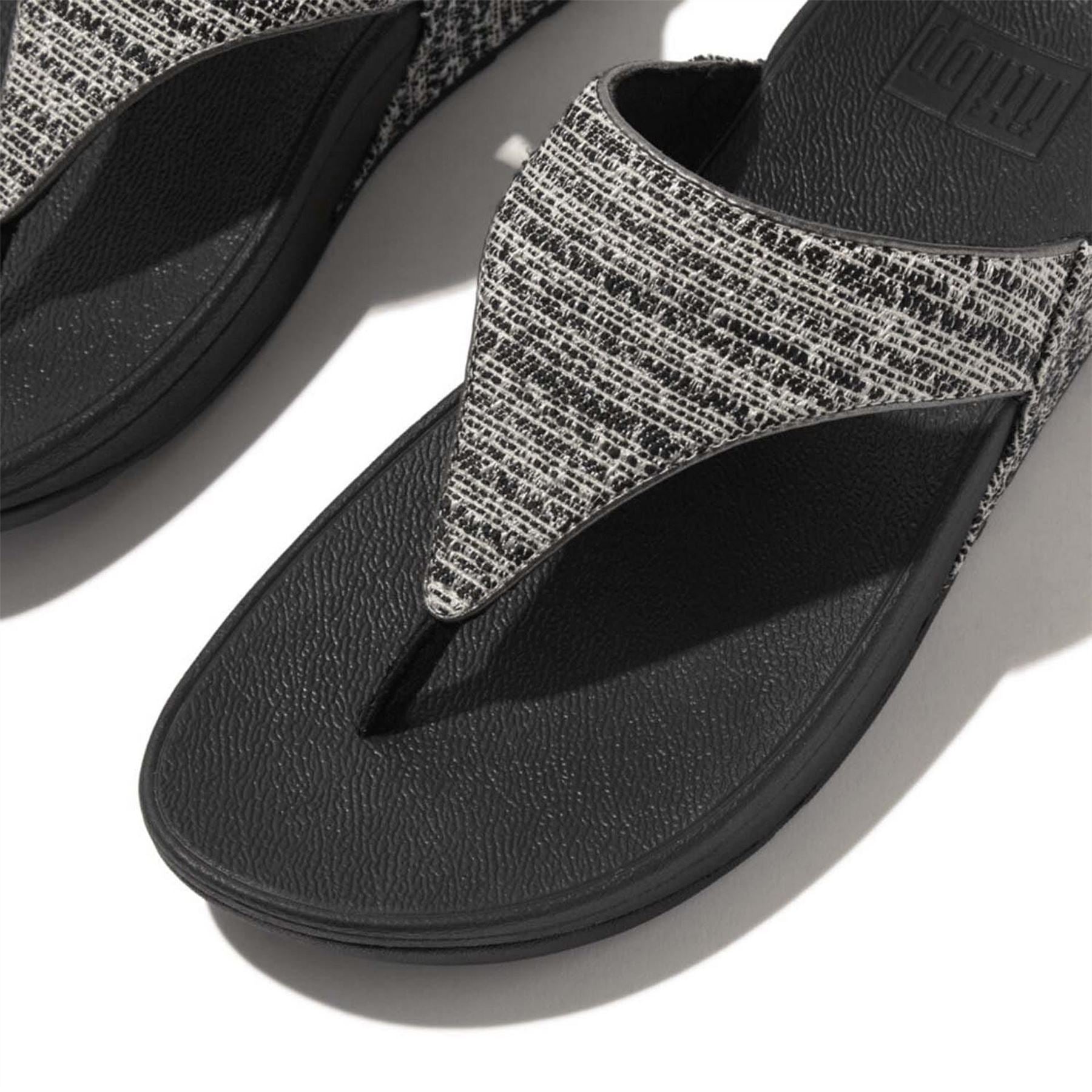 Fitflop Shimmerweave Toe Post Sandals