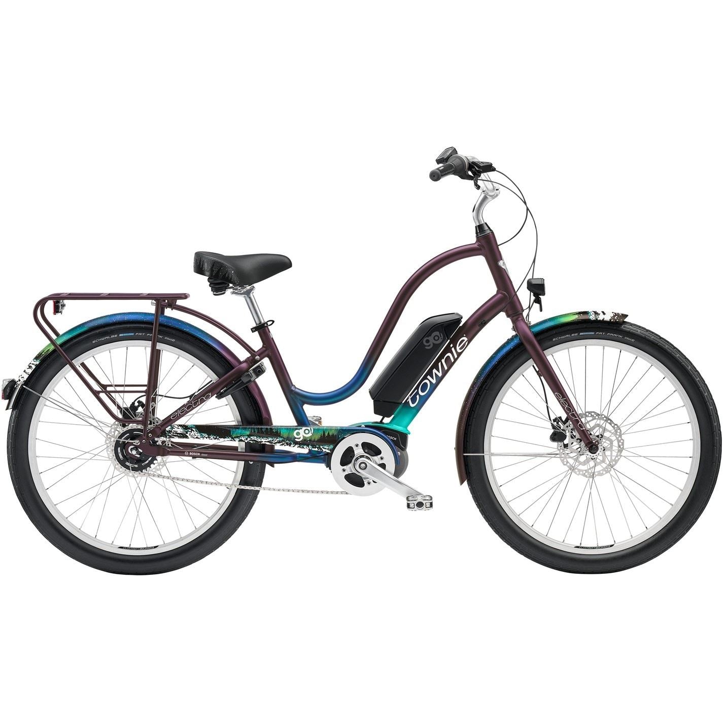 Electra Town Go! 5 st Disc Brake Kick Stands Luggage Rack Hybrid Commuter Bike