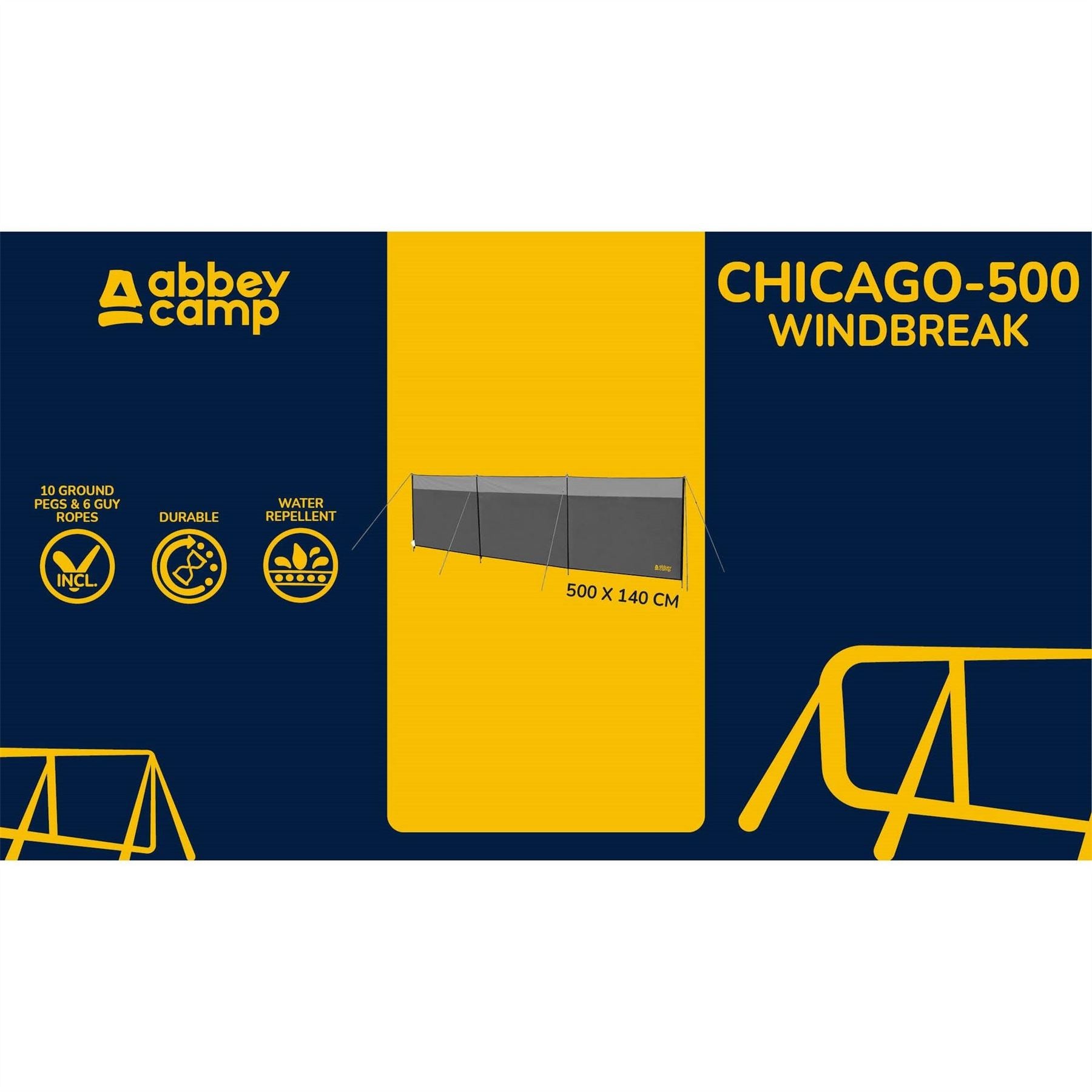 Abbey Camp Camp Windbreak 500 cm