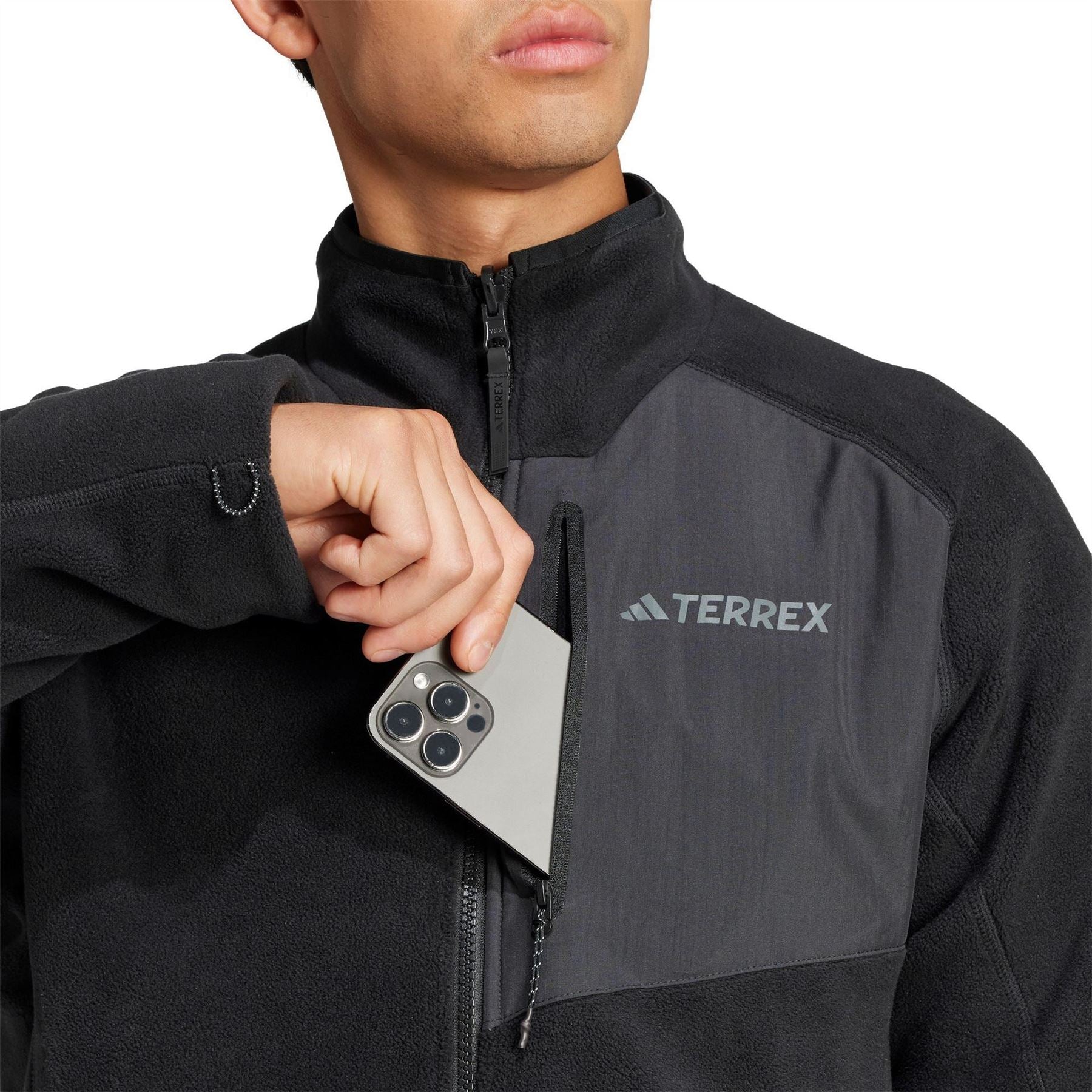 adidas Mountain Full Zip Fleece Jacket