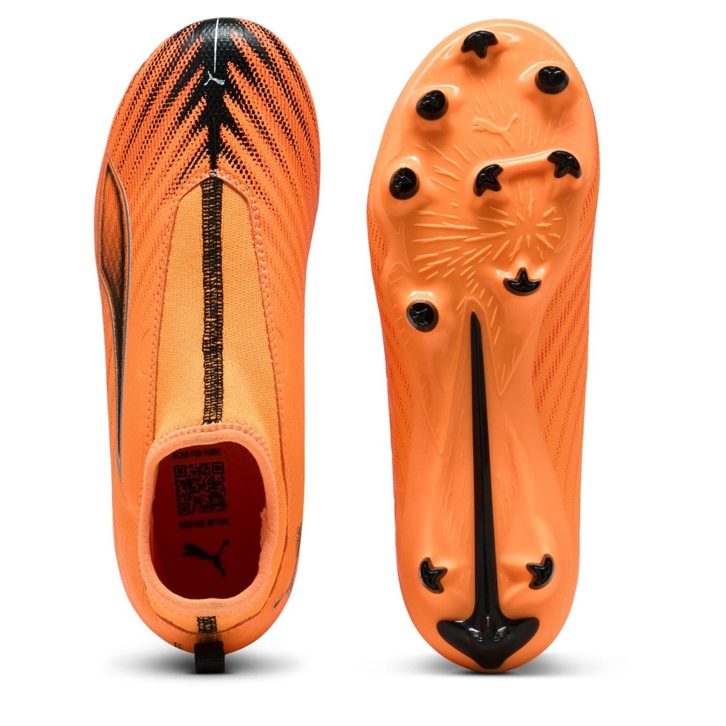 Puma Ultra 5 Match Laceless Junior Firm Ground Football Boots