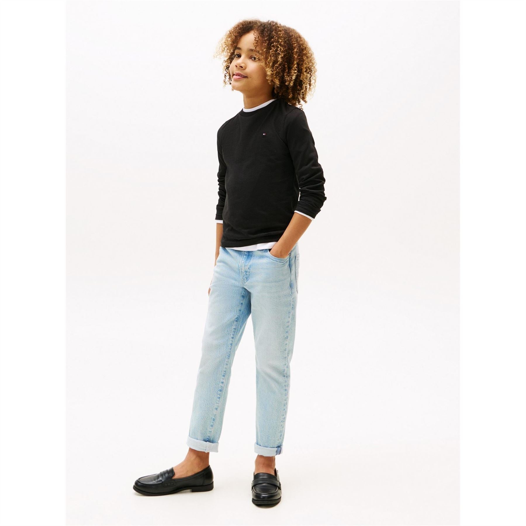 Tommy Hilfiger Crew Neck Regular Fit Long Sleeve T-Shirt