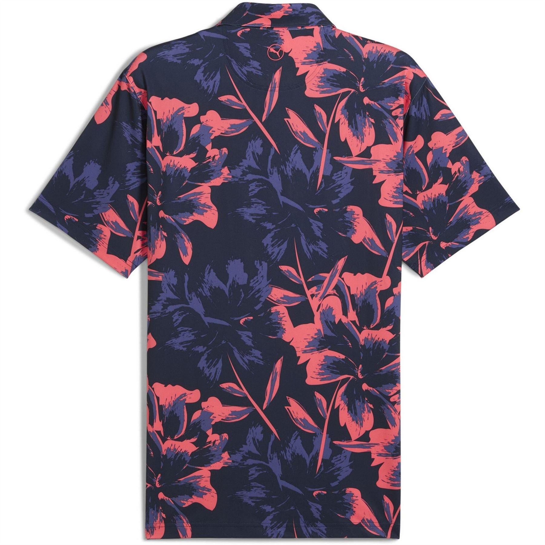 Puma Flower Short Sleeve Performance Polo Shirt