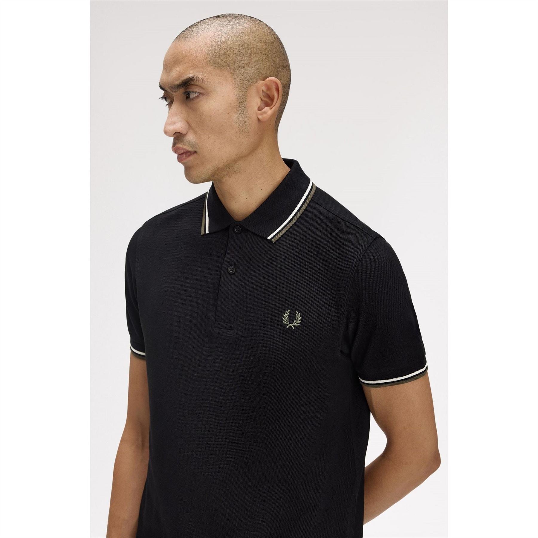 Fred Perry Sleeve Twin Tipped Polo Shirt