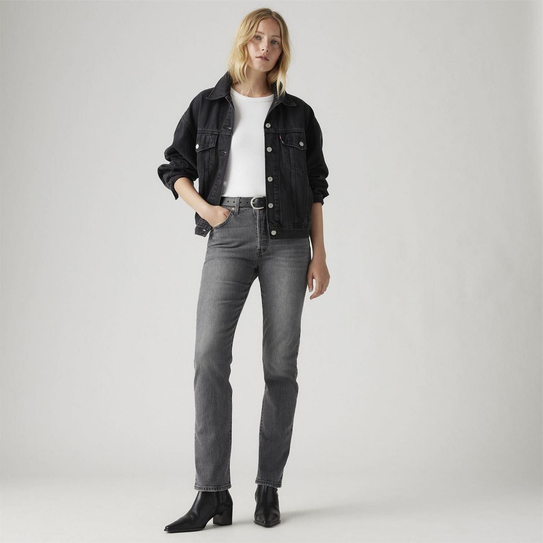 Levis Womens 501 Jeans For Women Swan Islan Straight Leg