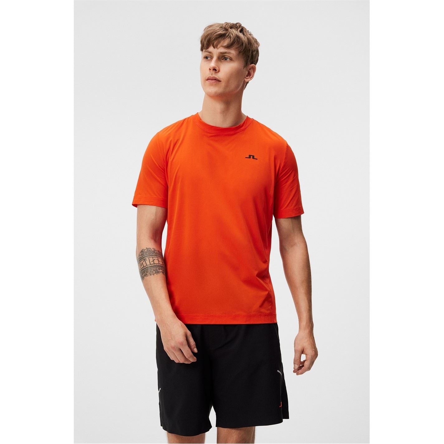 J Lindeberg Golf Junior Lind Tom Pro Regular Fit T-Shirt