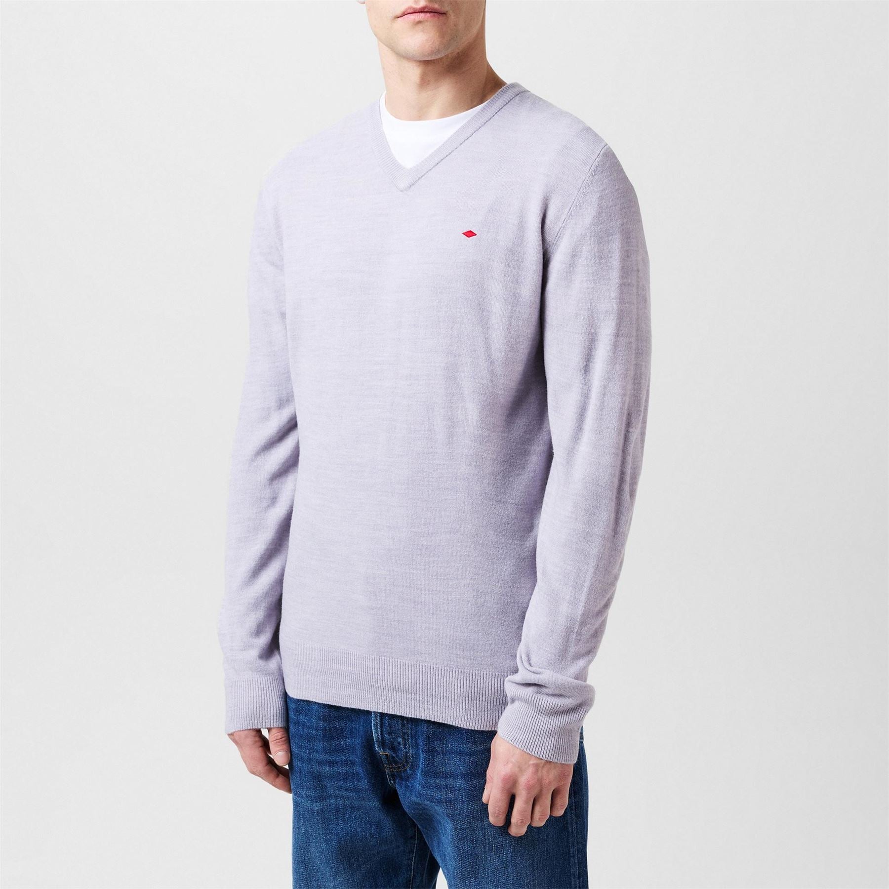 Lee Cooper Cooper Long Sleeve V Neck Jumper