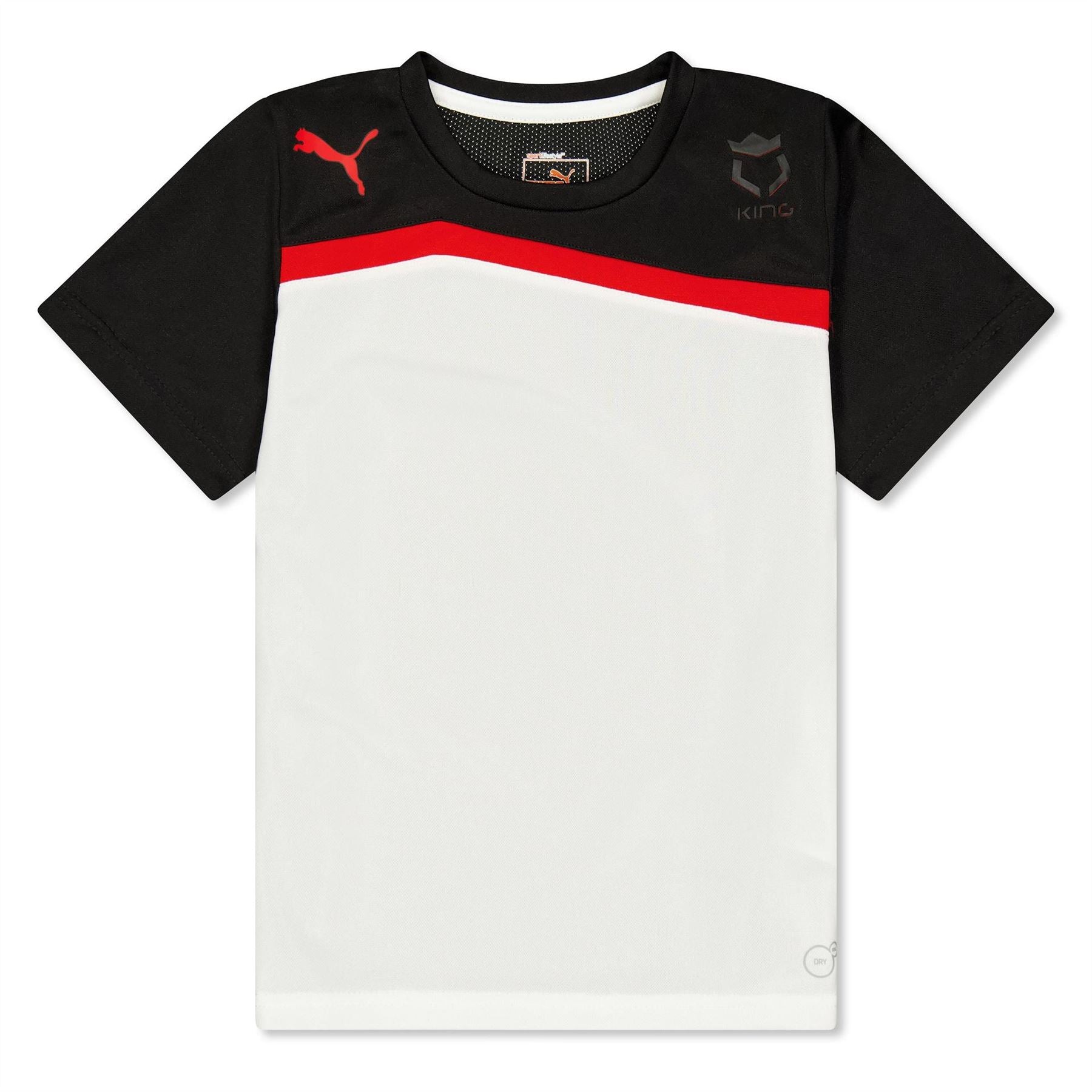 Puma Kids King Training Short Sleeve Performance Gym Top