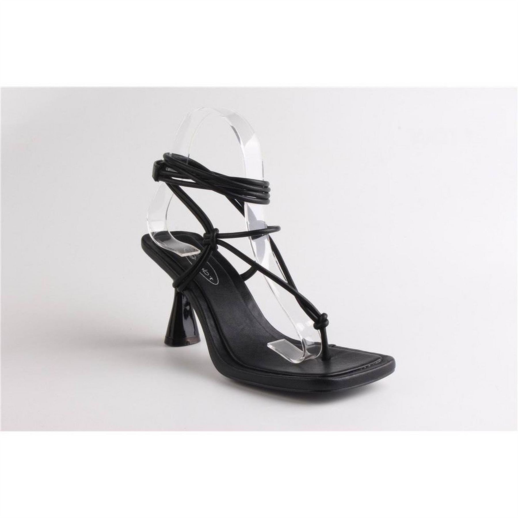 No Doubt Strappy Kitten Heeled Sandal With Ankle Strap