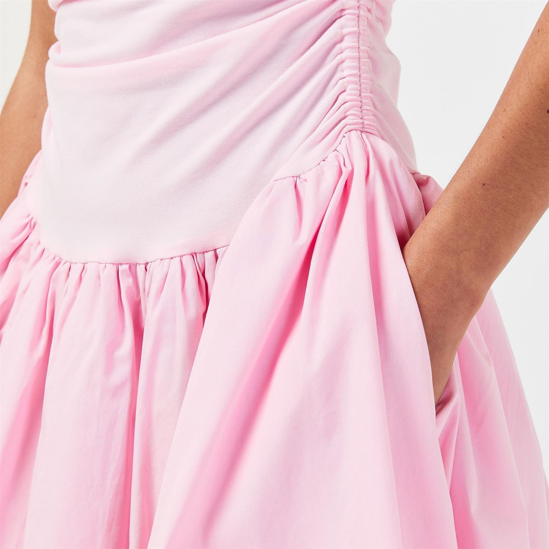 AmyLynn Amy Lynn Alexa Shoulder Tie Ultra Mini Peplum Dress