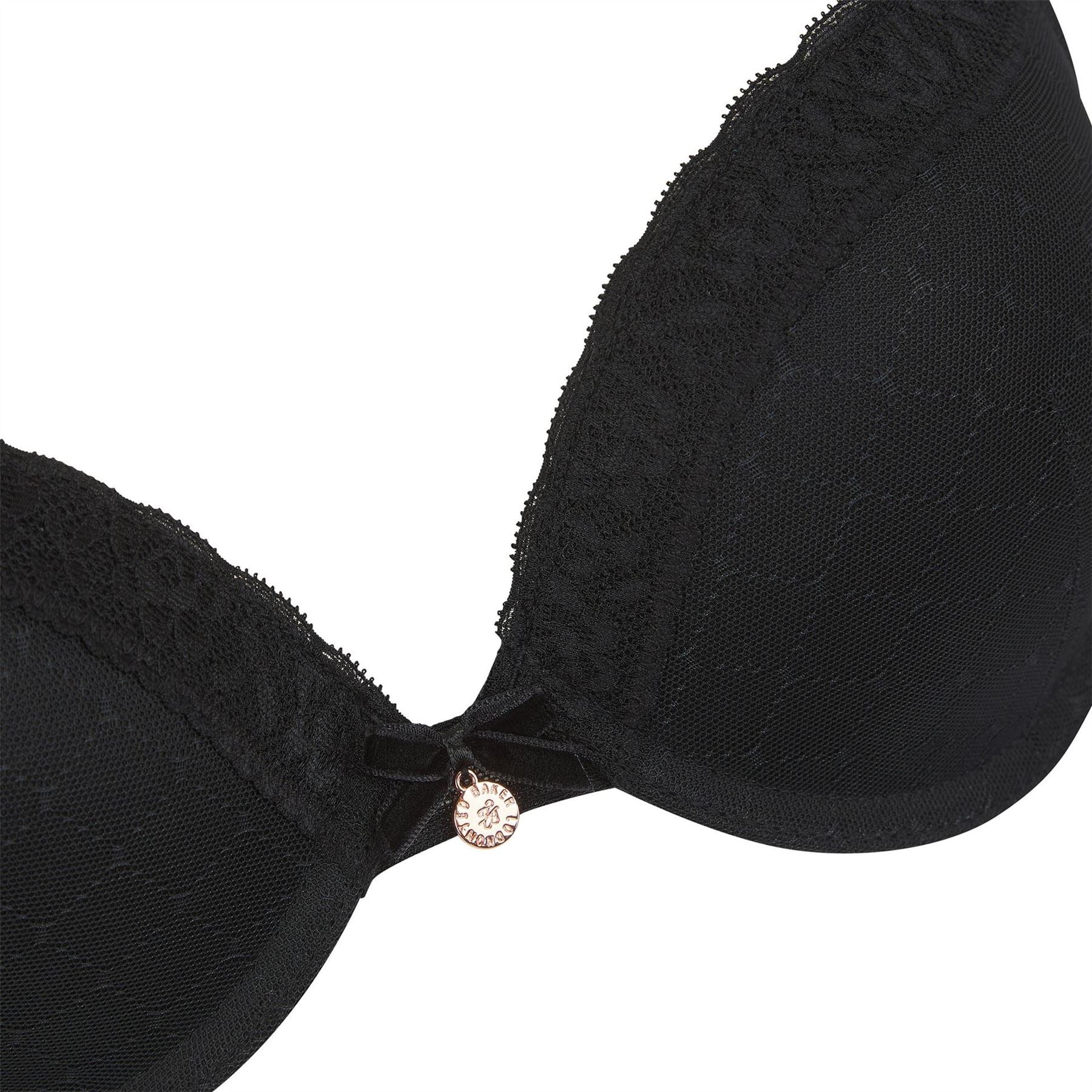 Ted Baker Solid Patterned Push Up Bra