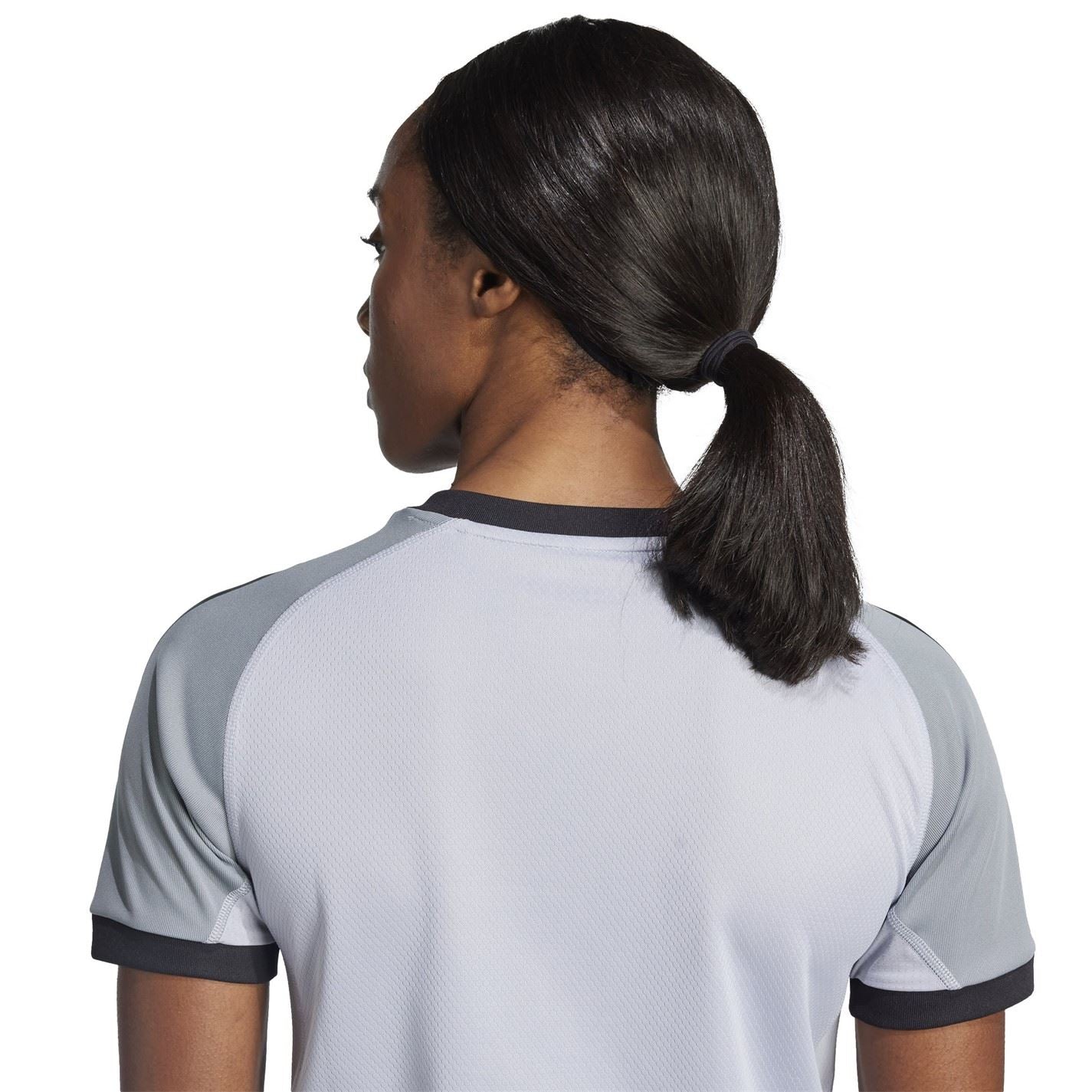 adidas Regular Fit Raglan Sleeve V-Neck T-Shirt