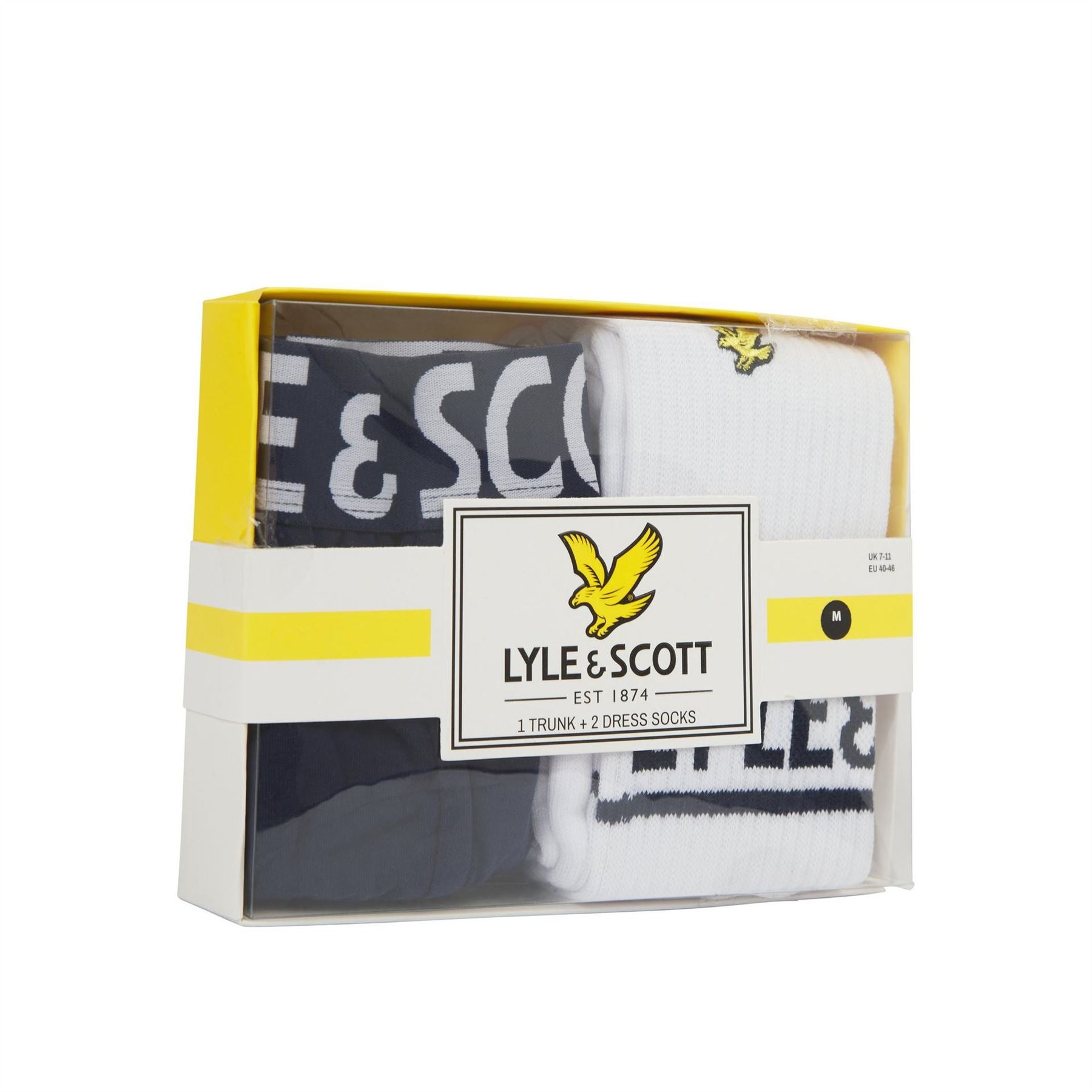 Lyle and Scott 2 Pk Tr And Sock
