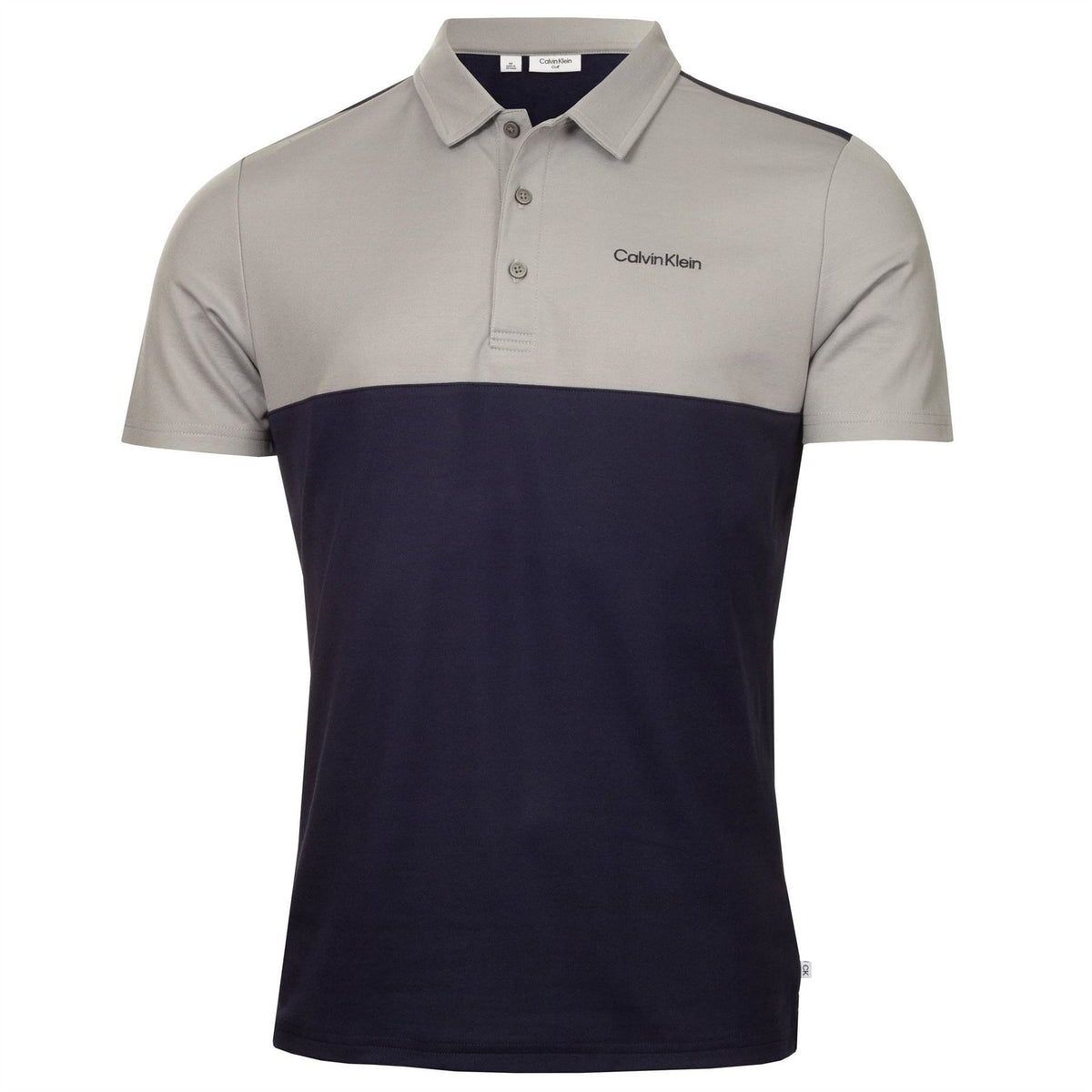 Calvin Klein Golf Embroidered Collared Neck Short Sleeve Polo Shirt