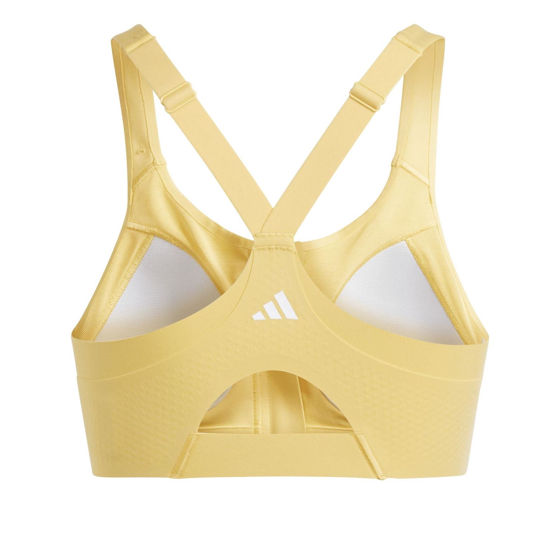 adidas High Impact Scoop Neck Sports Bra with Zipper