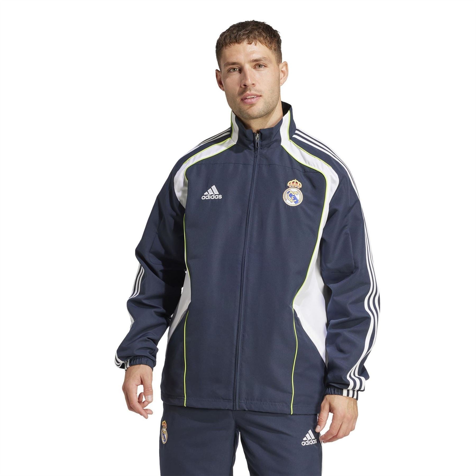 adidas Real Madrid Ubackpack Tracksuit Top Adults
