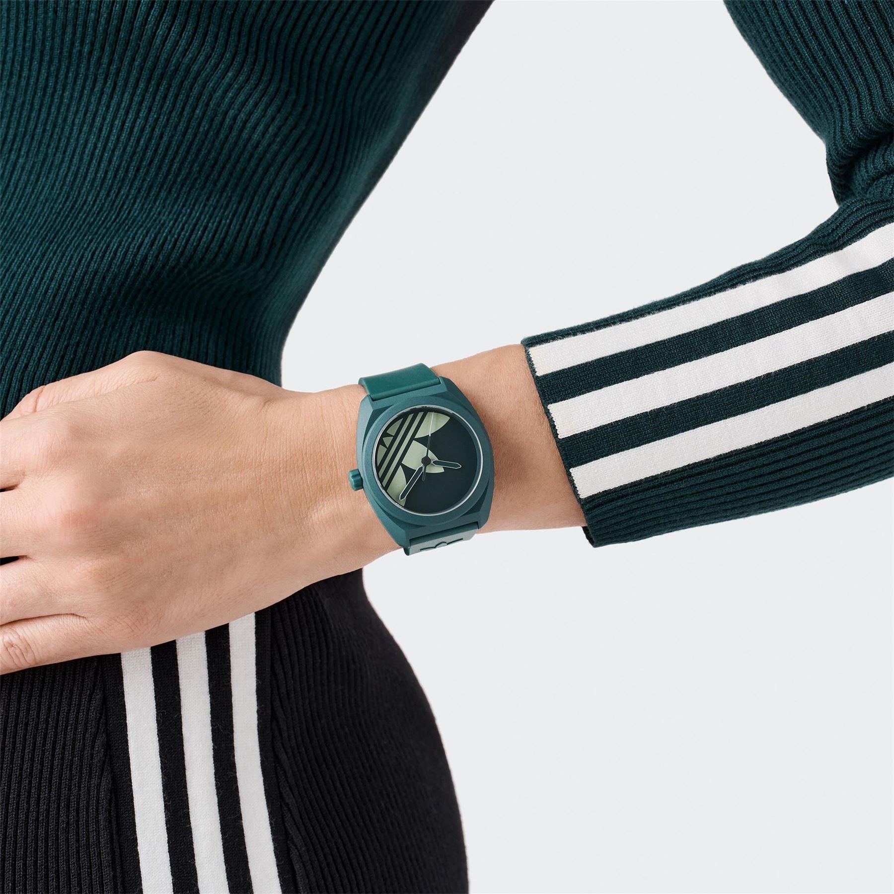 adidas Originals Sn62 Rubber Strap Fashion Analogue Watch