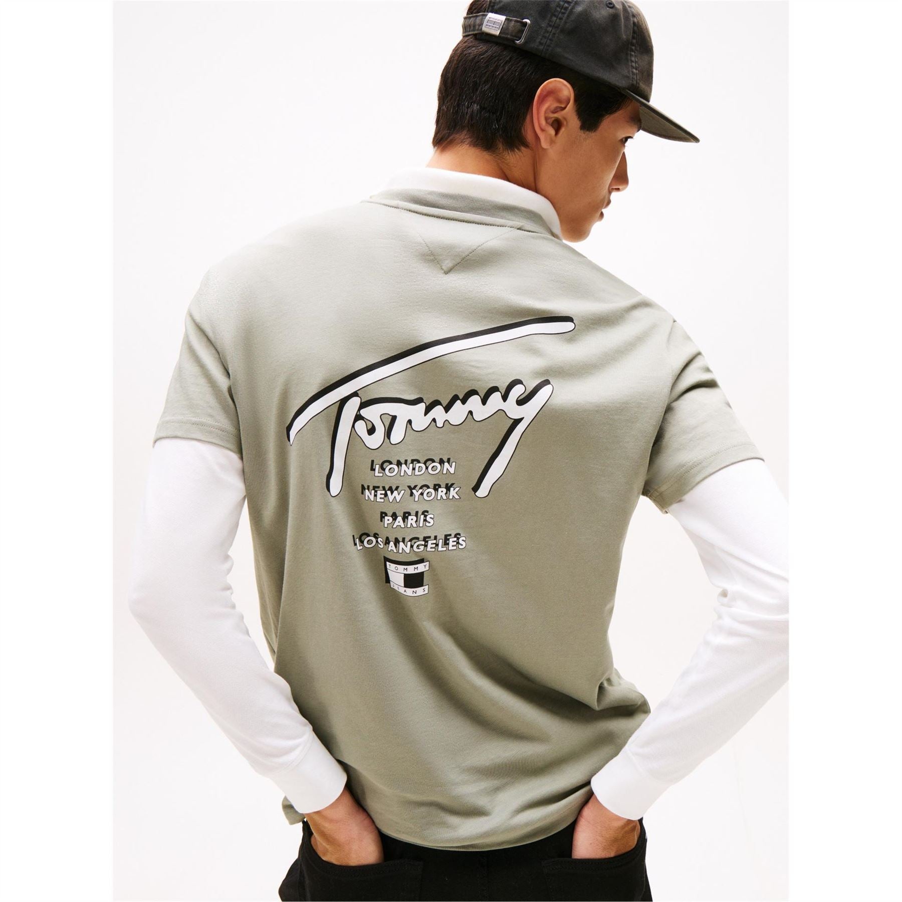 Tommy Jeans Flag Logo T-Shirt