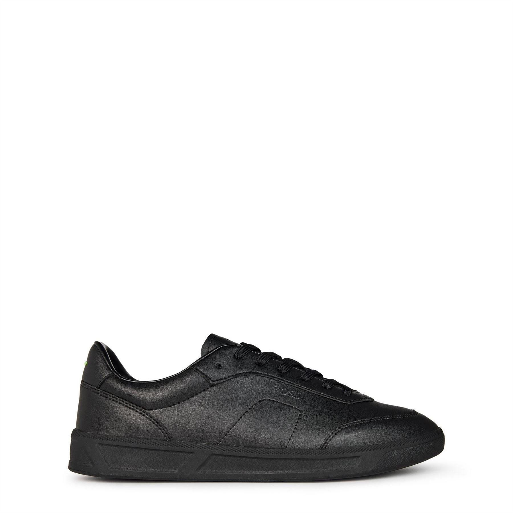 Boss BOSS Leather Trainers with Logo Detail   Premium Construction (Brandon)