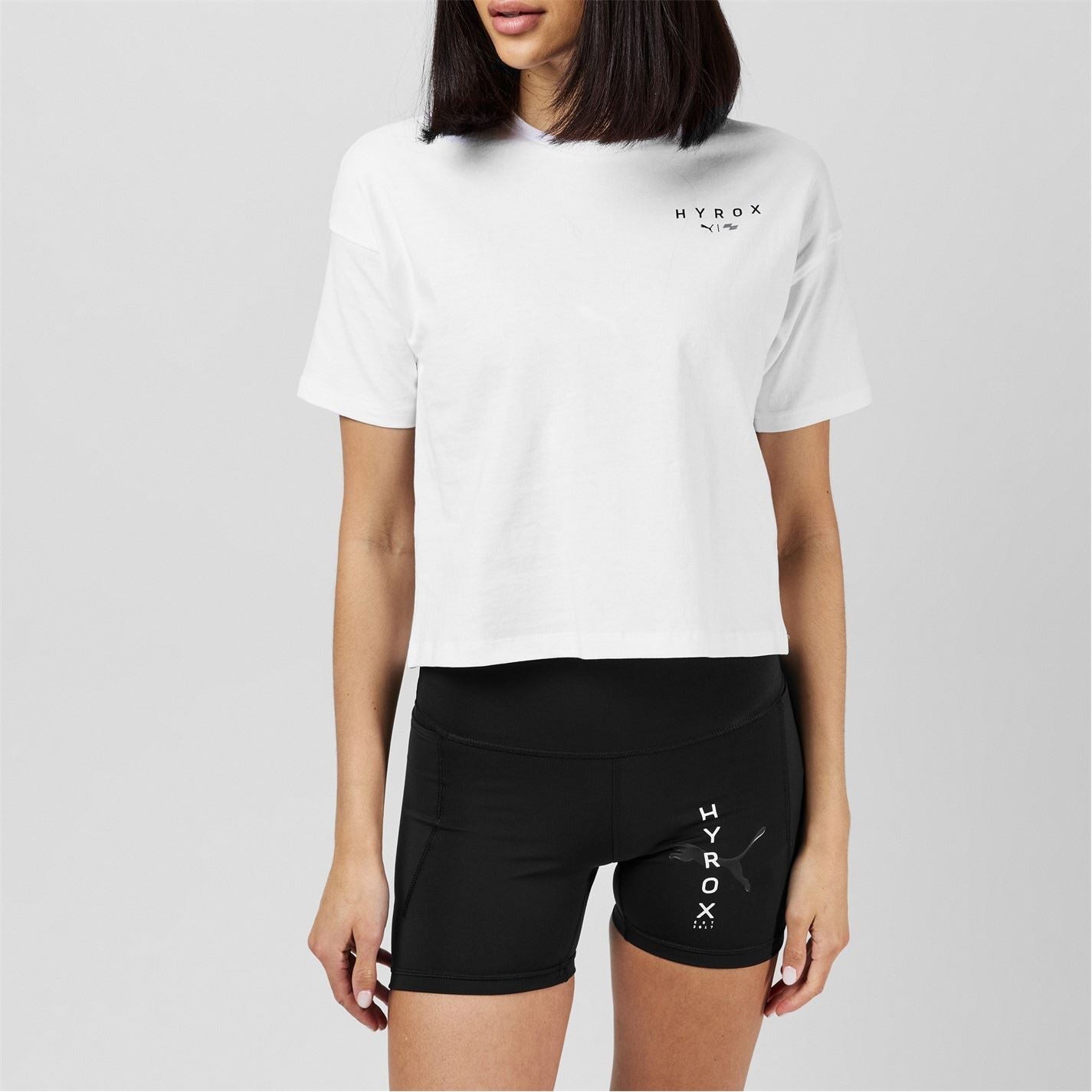 Puma X Hyrox World Cropped T-Shirt Adults