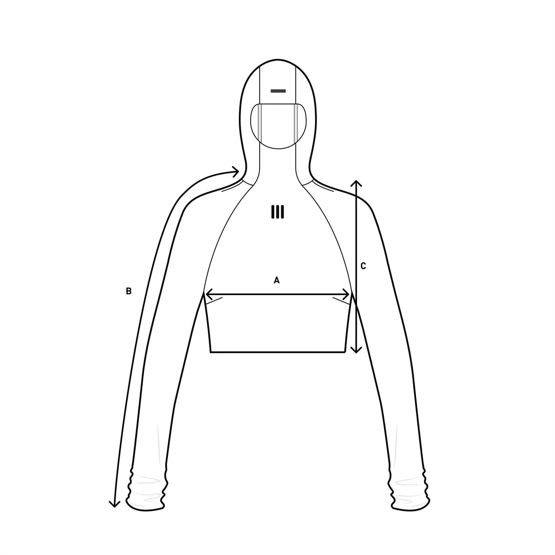 adidas Athletics Cropped Hooded Sweatshirt