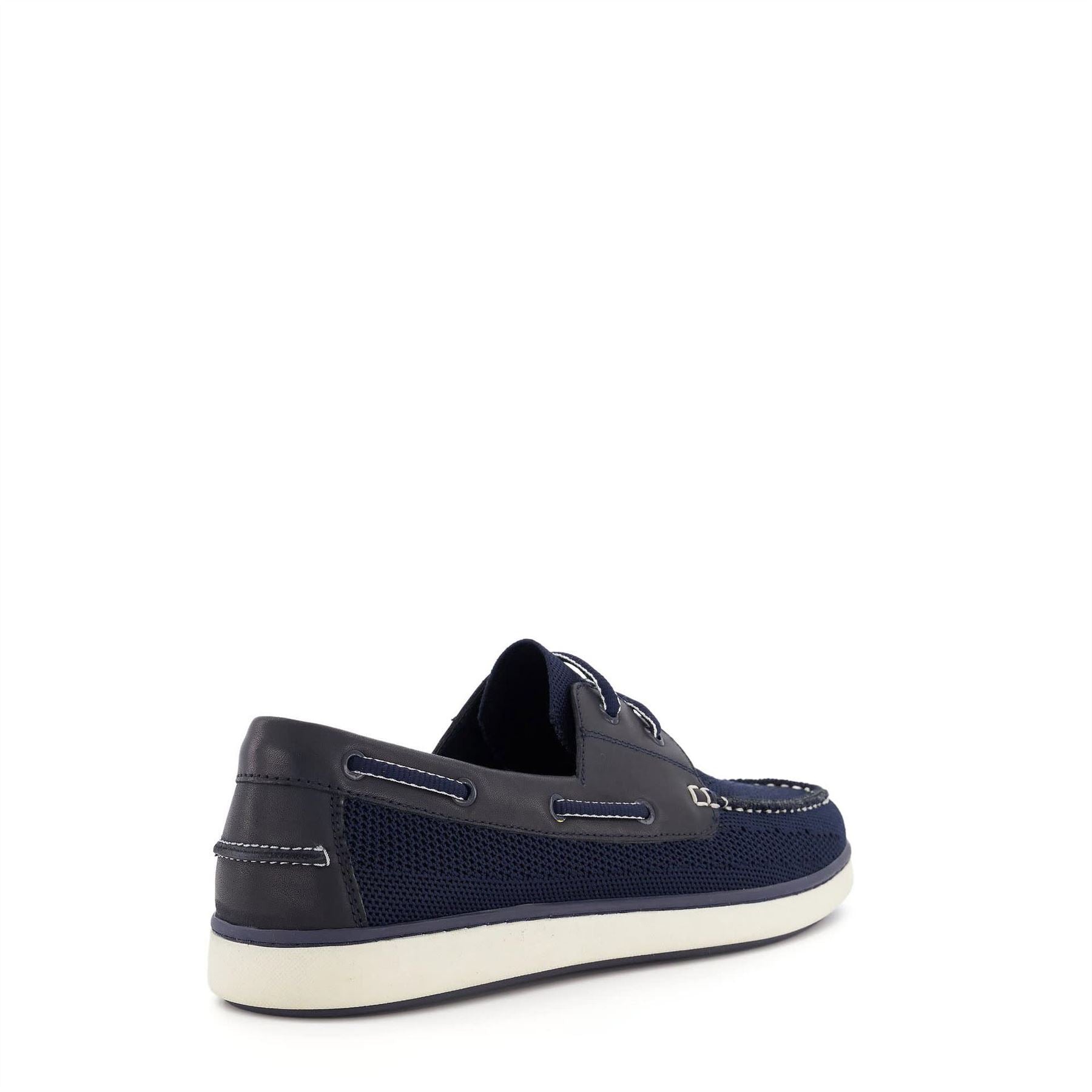 Dune London Flat Heel Round Toe Boat Shoes