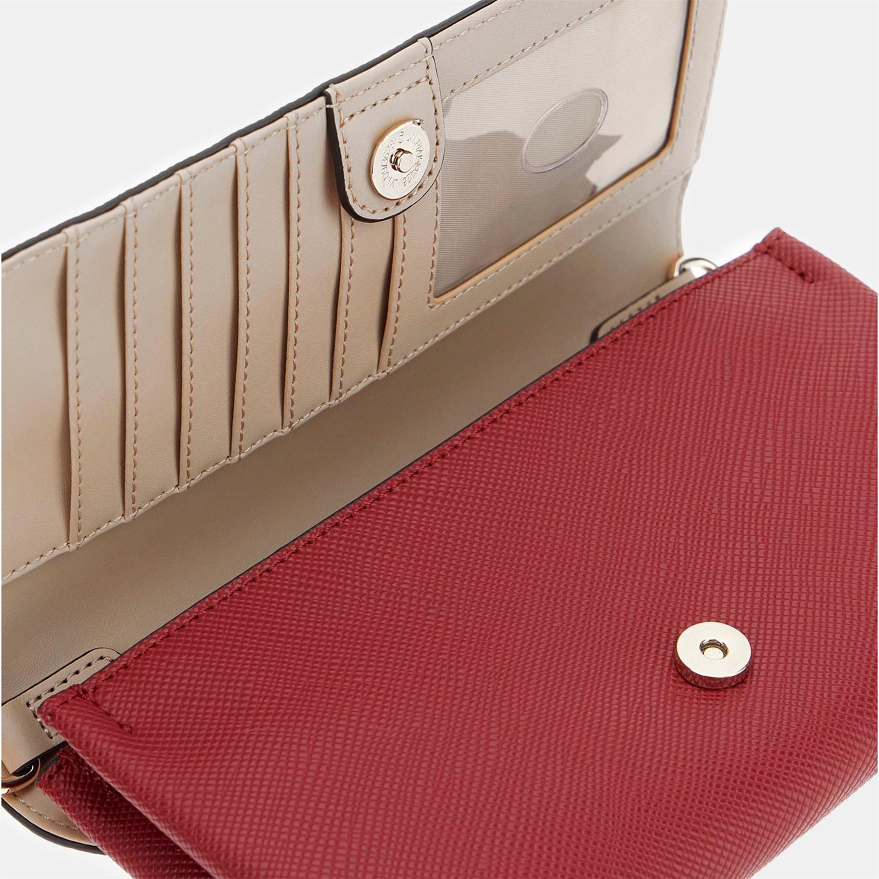 Guess Flip Closure Clutch with Logo