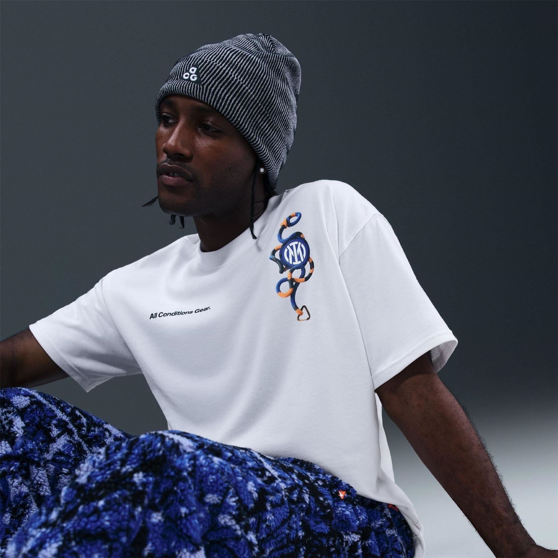 Nike Inter Milan Licensed Short Sleeve T-Shirt