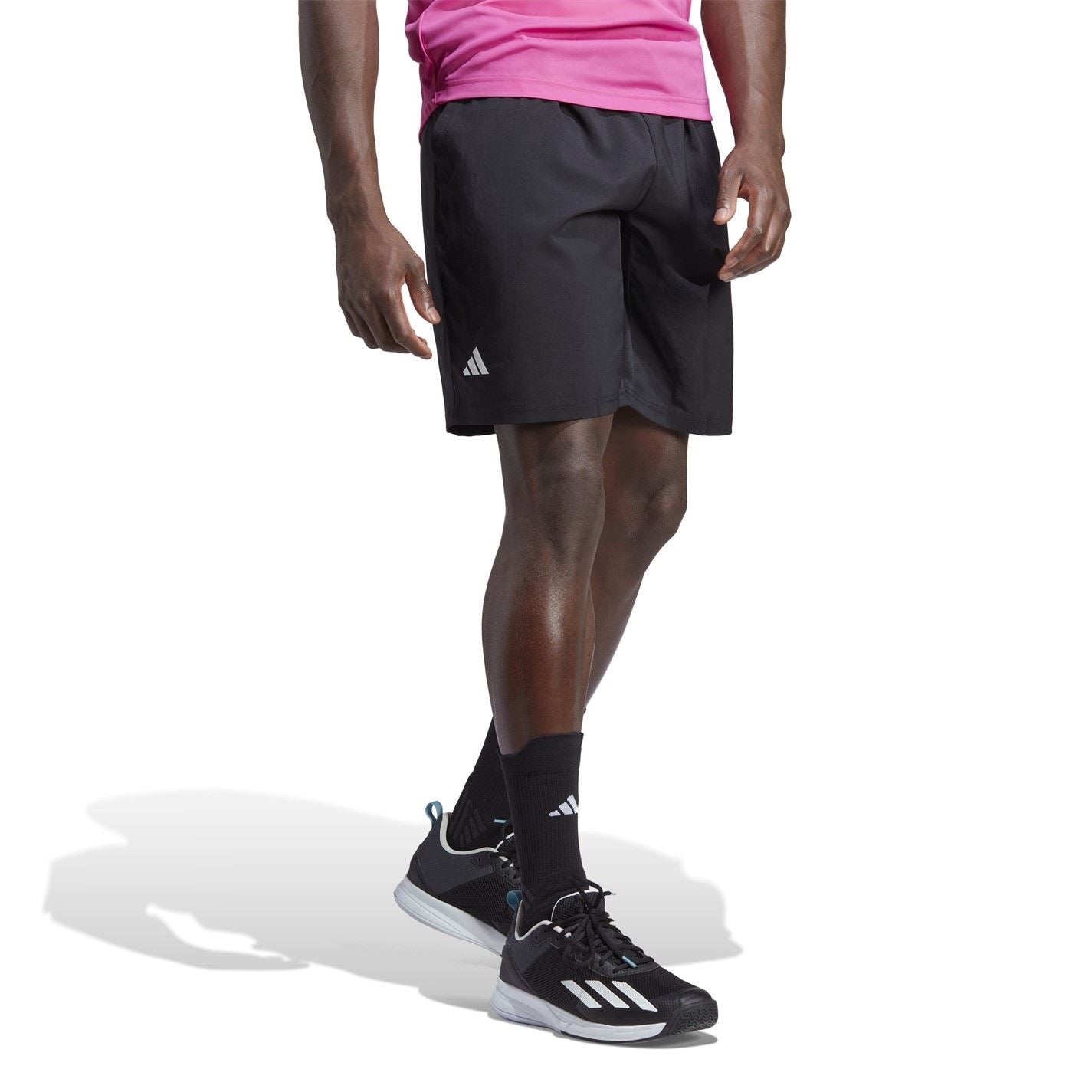 adidas Mens Club 3 Stripe Shorts
