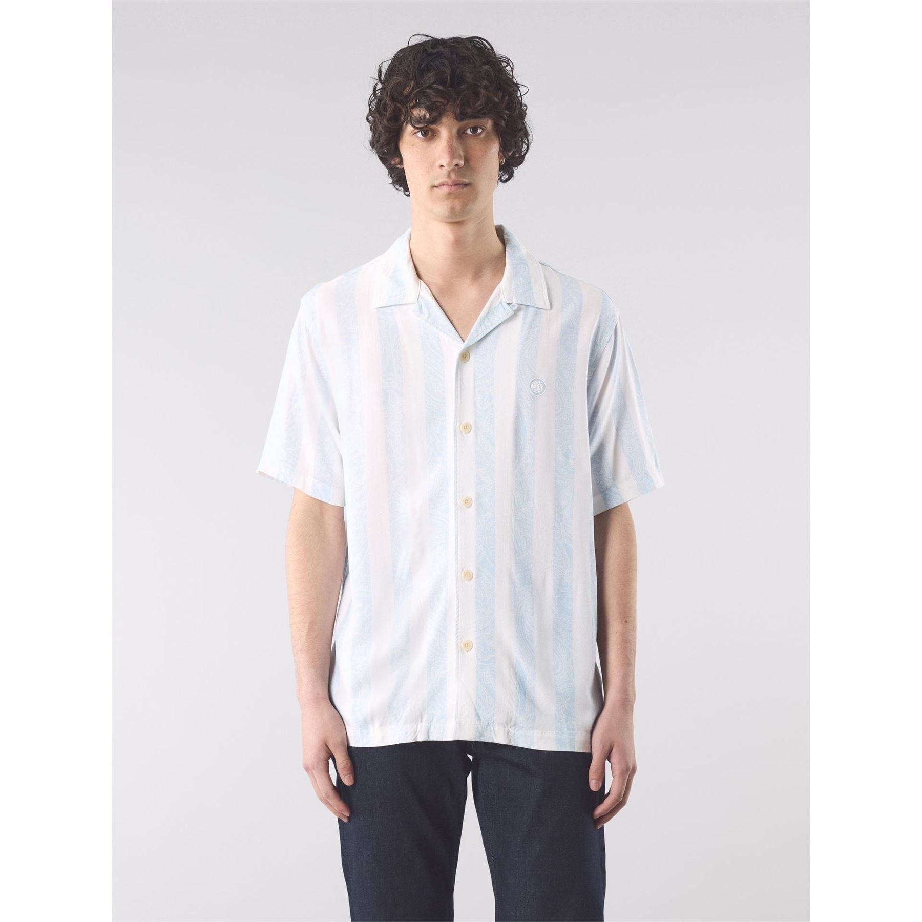 Pretty Green Marshall Regular Fit Point Collar Shirt