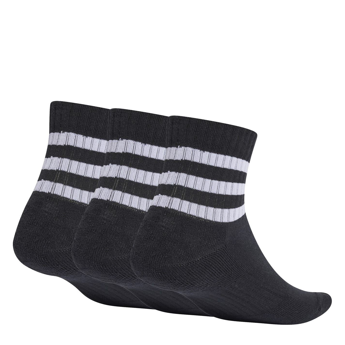 adidas 3 Stripe Quarter Sock 3 Pack