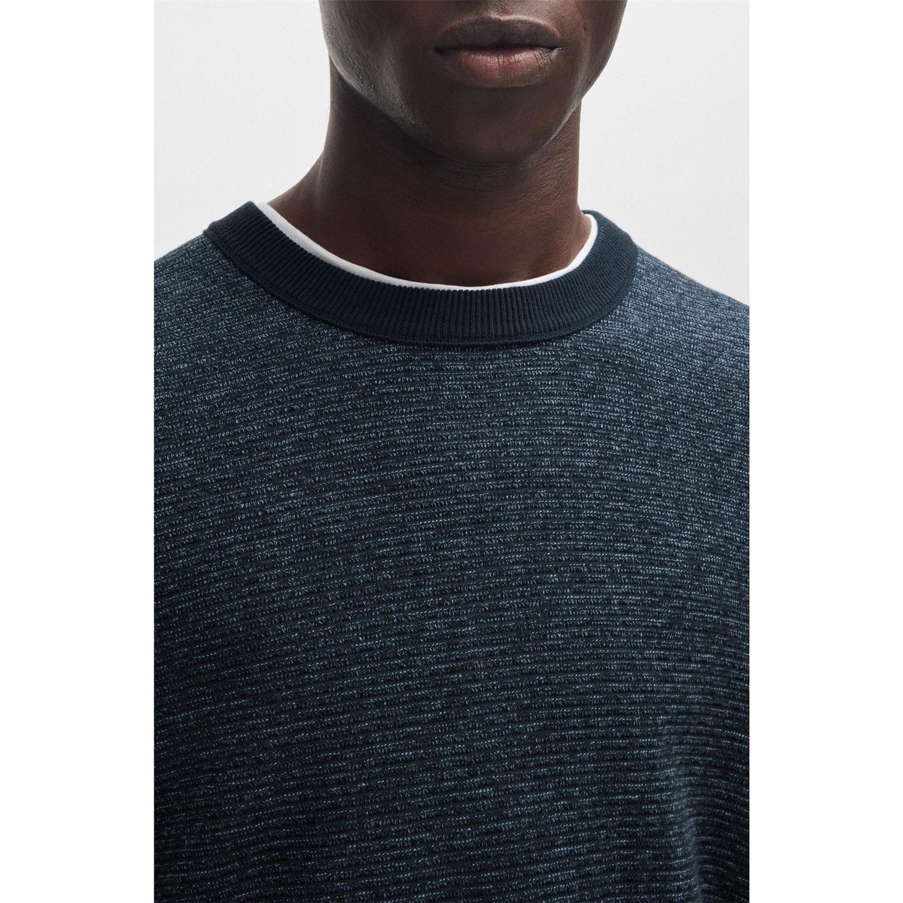 Boss Crew Neck Long Sleeve Regular Fit Sweater