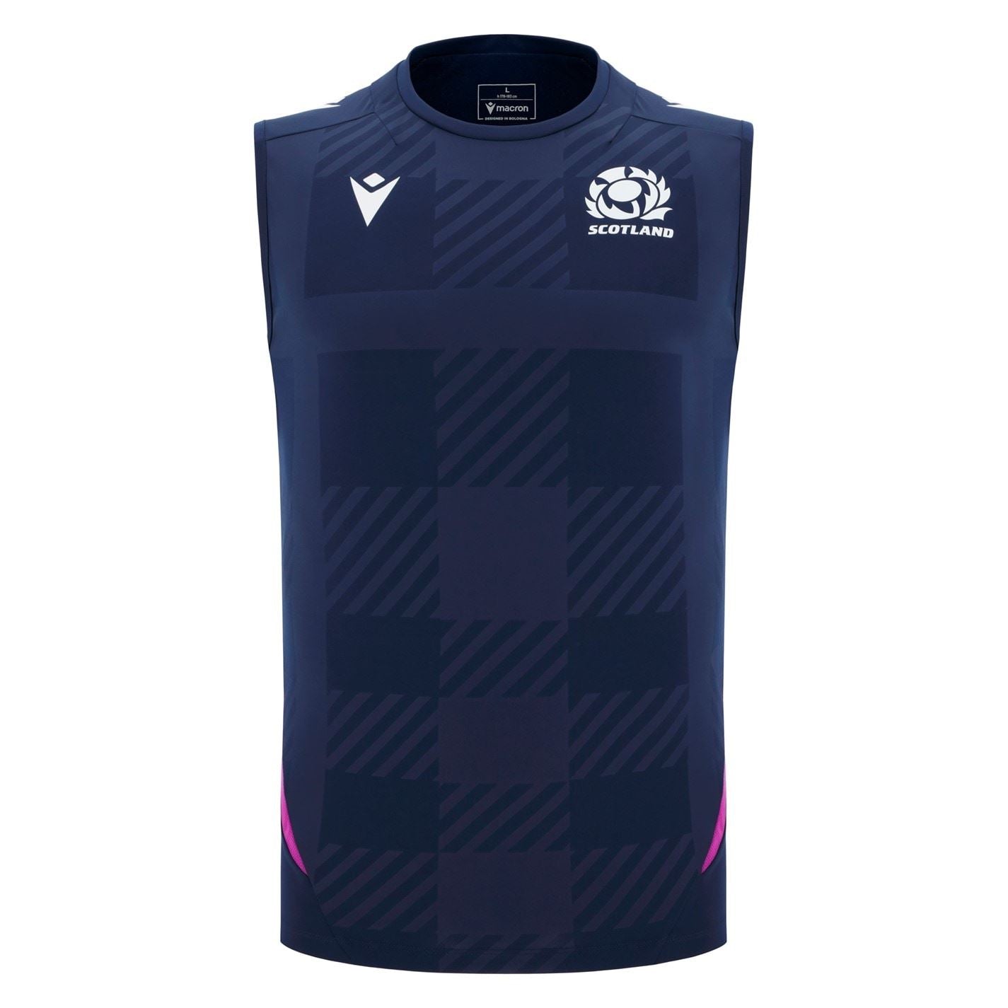 Macron Scotland Rugby Sleeveless Shirt 2025 Adults