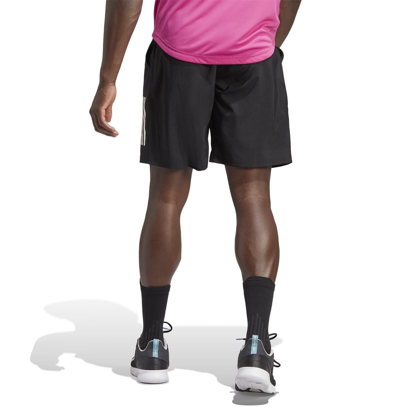 adidas Mens Club 3 Stripe Shorts