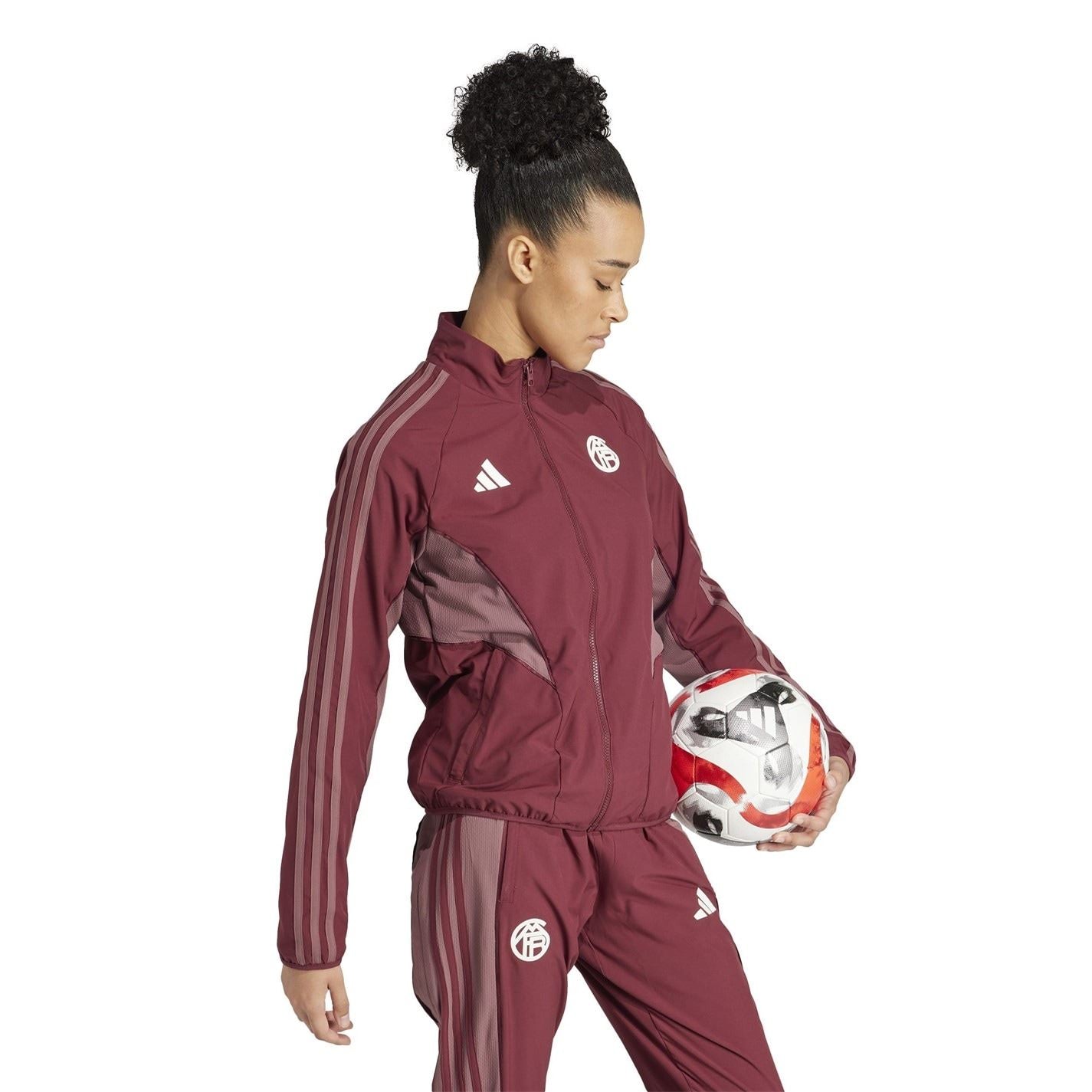 adidas Womens Bayern Munich Anthem Jacket 2024 2025