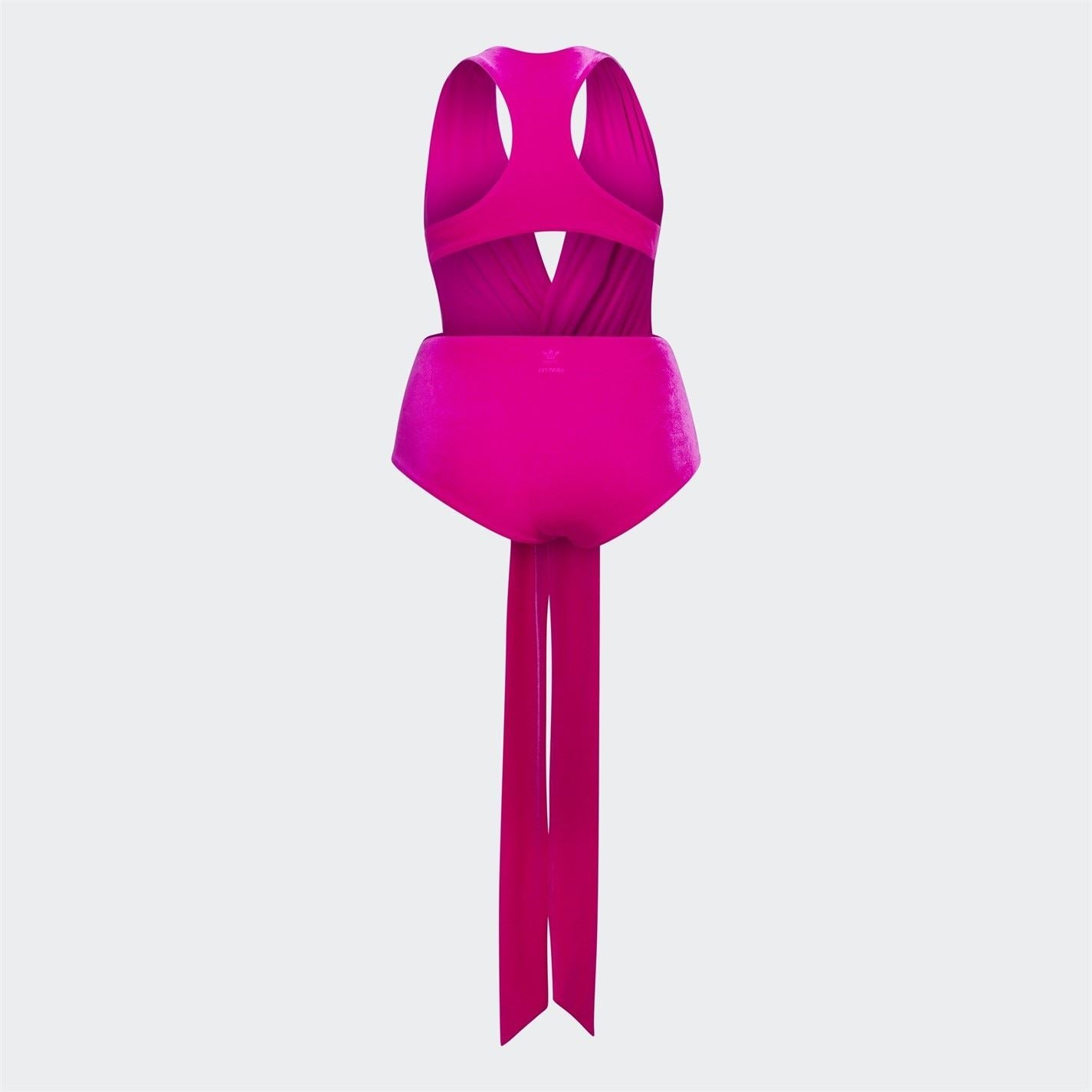 adidas Originals Ivy Park Front Tie One-Piece Swimsuit